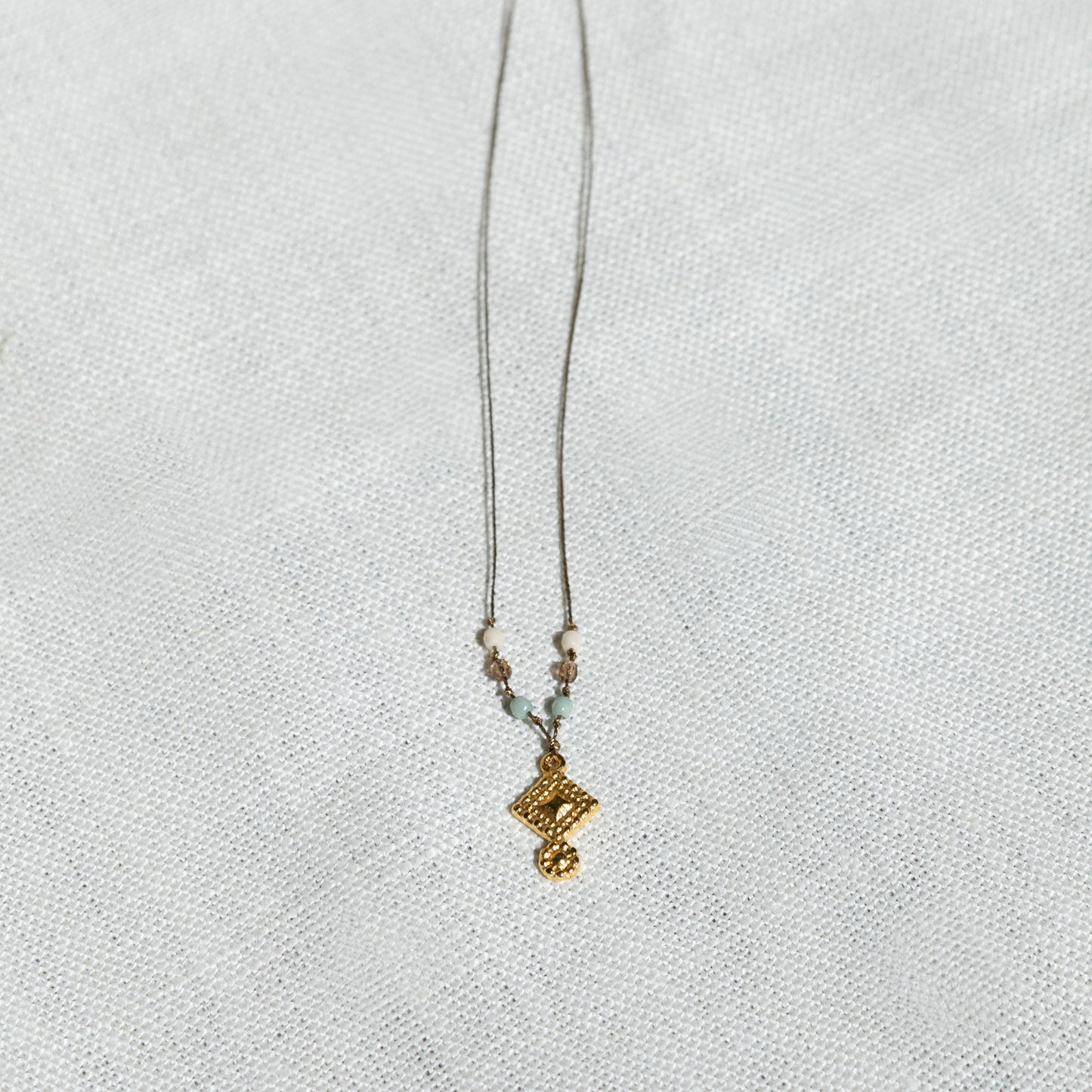 Collier Breloque Losange