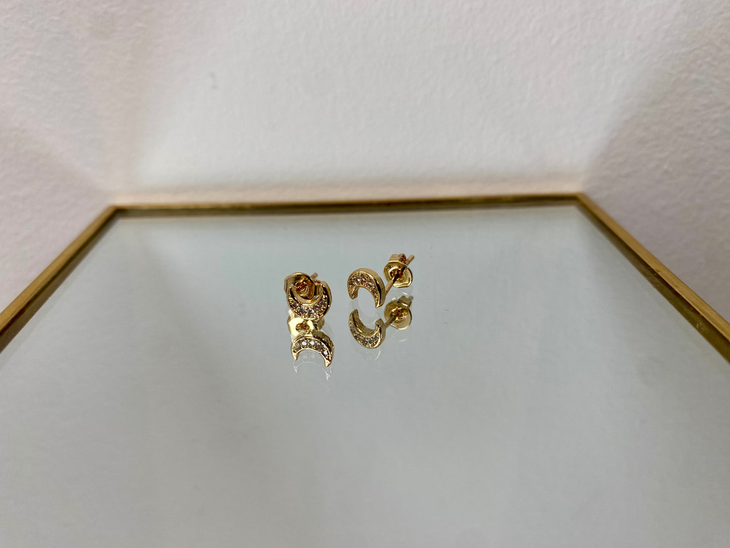 Boucles d'oreilles Clous Lune