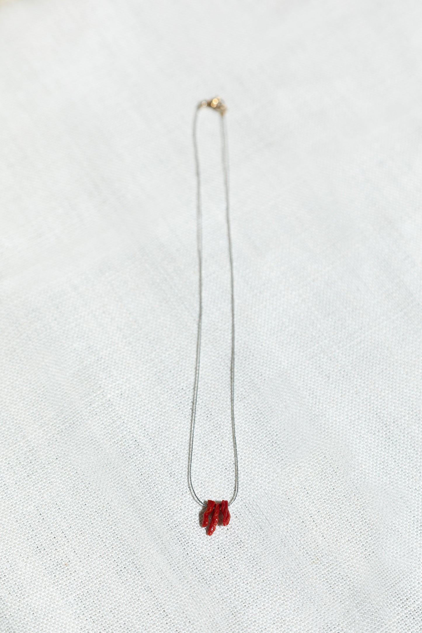 Collier Corail Argenté