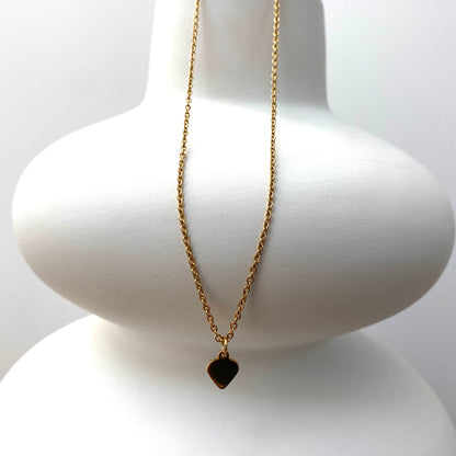 Collier Petit Coeur Doré