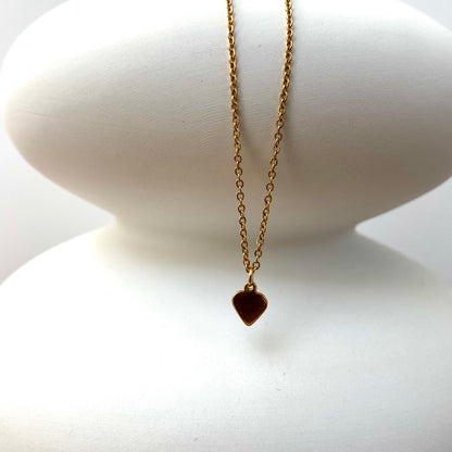 Collier Petit Coeur Doré