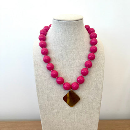 Colliers perles de couleur