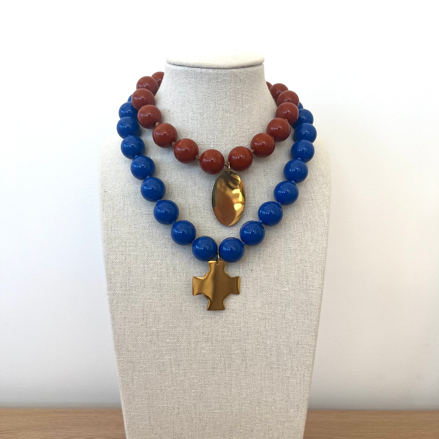 Colliers perles de couleur