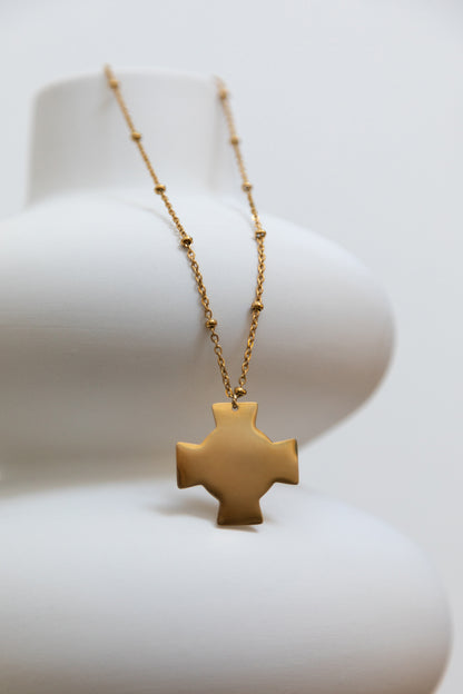 Collier Chaine Médaillon Croix